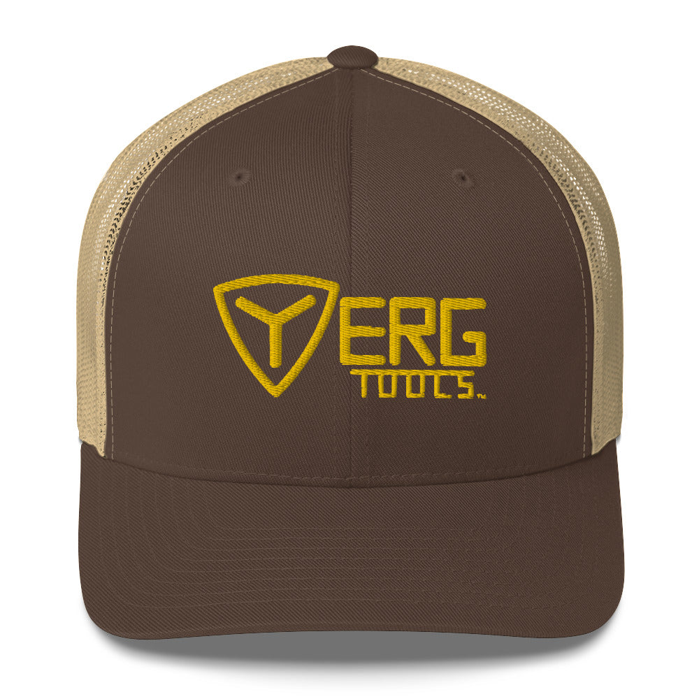 Yerg Tools Gold Logo Mesh Trucker Hat