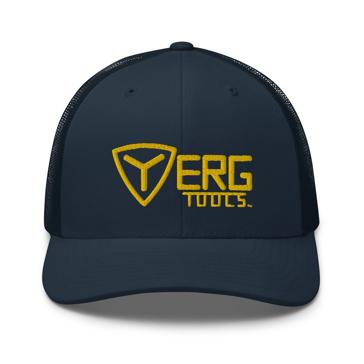 Yerg Tools Gold Logo Mesh Trucker Hat