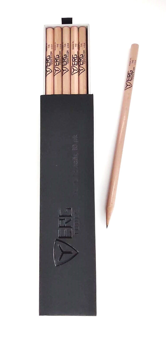 Yerg Skrȳb Replacement Wood Pencils (10 pk) - Made in U.S.A.