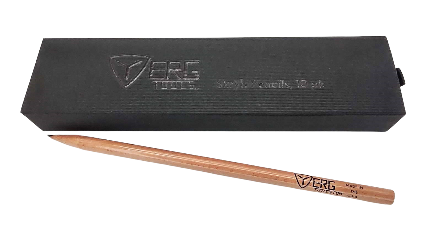 Yerg Skrȳb Replacement Wood Pencils (10 pk) - Made in U.S.A.