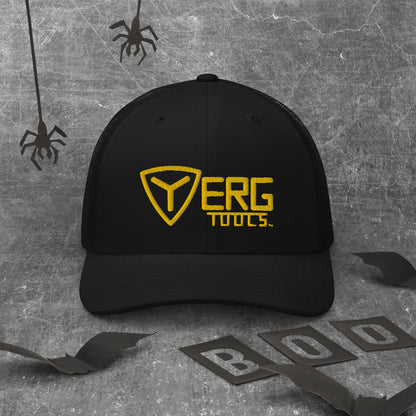 Yerg Tools Gold Logo Mesh Trucker Hat