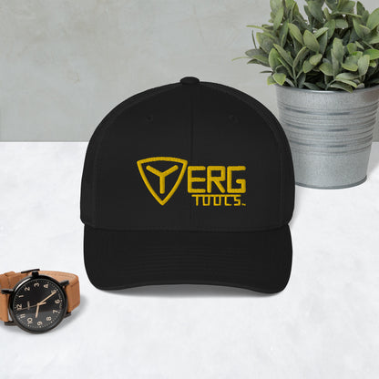 Yerg Tools Gold Logo Mesh Trucker Hat