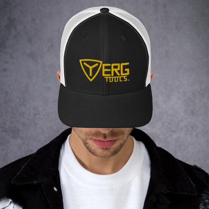 Yerg Tools Gold Logo Mesh Trucker Hat