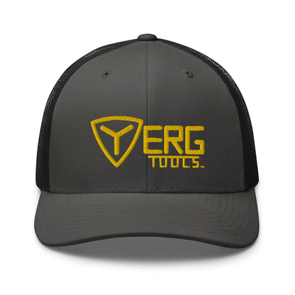 Yerg Tools Gold Logo Mesh Trucker Hat