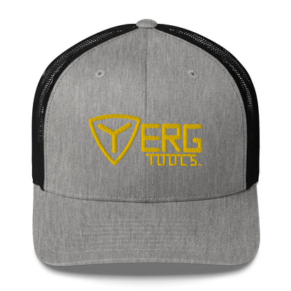 Yerg Tools Gold Logo Mesh Trucker Hat