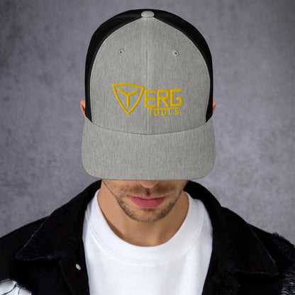 Yerg Tools Gold Logo Mesh Trucker Hat