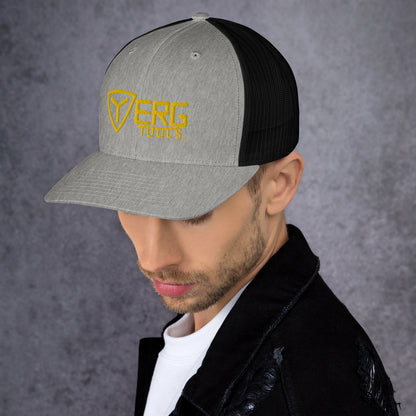 Yerg Tools Gold Logo Mesh Trucker Hat