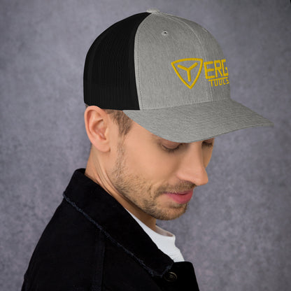 Yerg Tools Gold Logo Mesh Trucker Hat
