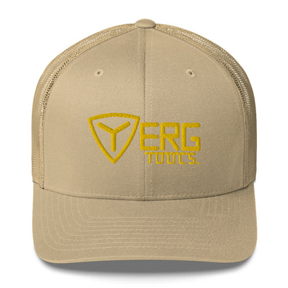 Yerg Tools Gold Logo Mesh Trucker Hat