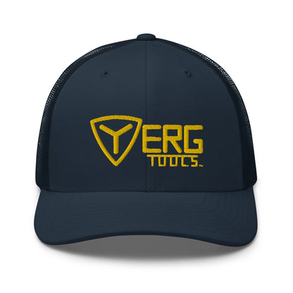 Yerg Tools Gold Logo Mesh Trucker Hat