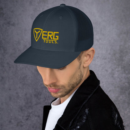 Yerg Tools Gold Logo Mesh Trucker Hat