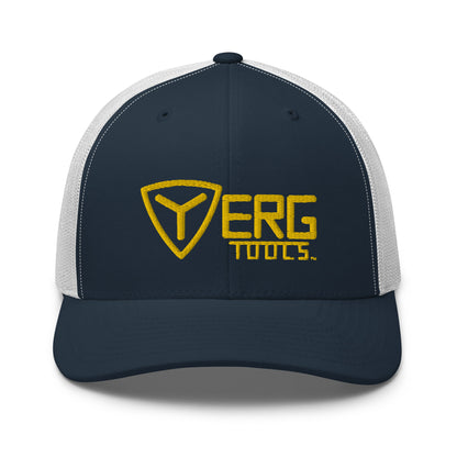 Yerg Tools Gold Logo Mesh Trucker Hat
