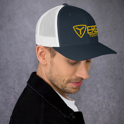 Yerg Tools Gold Logo Mesh Trucker Hat