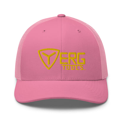Yerg Tools Gold Logo Mesh Trucker Hat