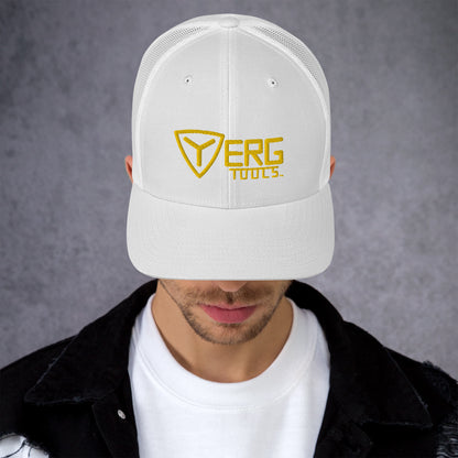 Yerg Tools Gold Logo Mesh Trucker Hat