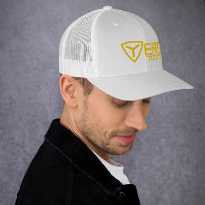 Yerg Tools Gold Logo Mesh Trucker Hat