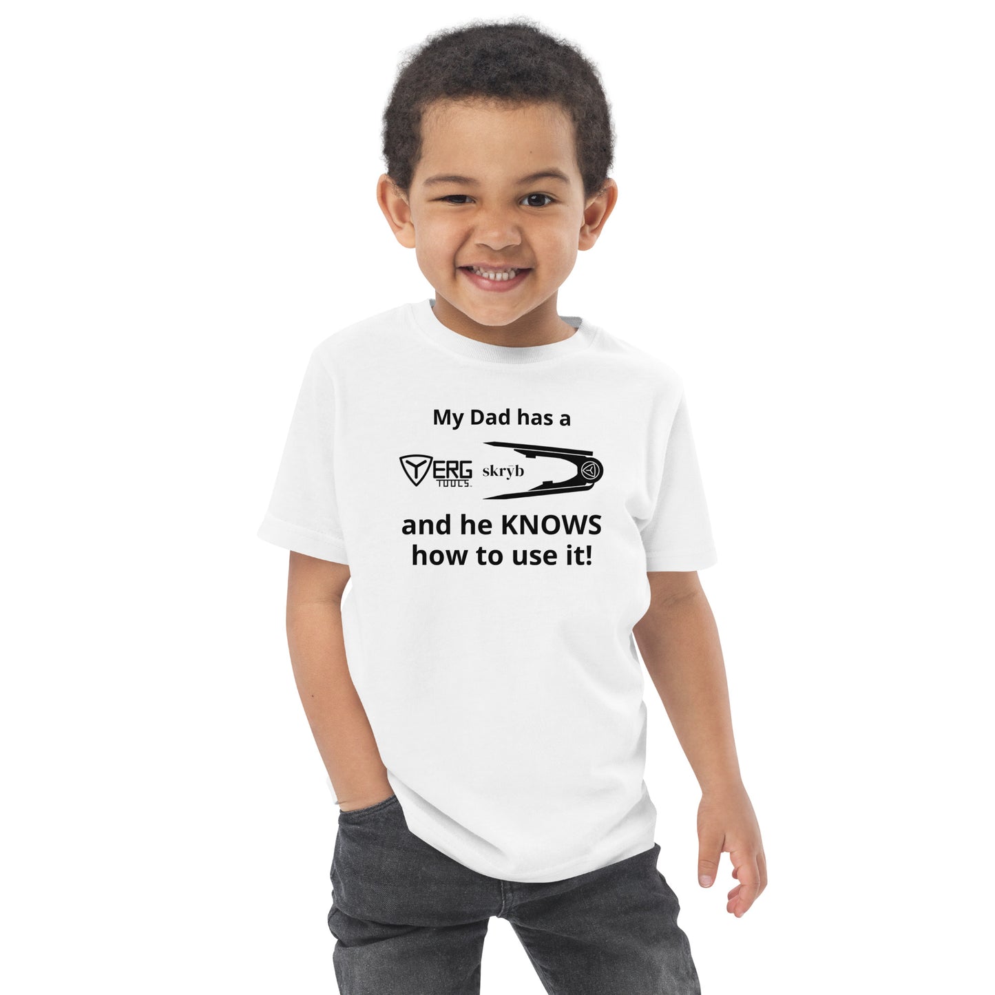 Yerg Tools Skrȳb Brag Toddler t-shirt