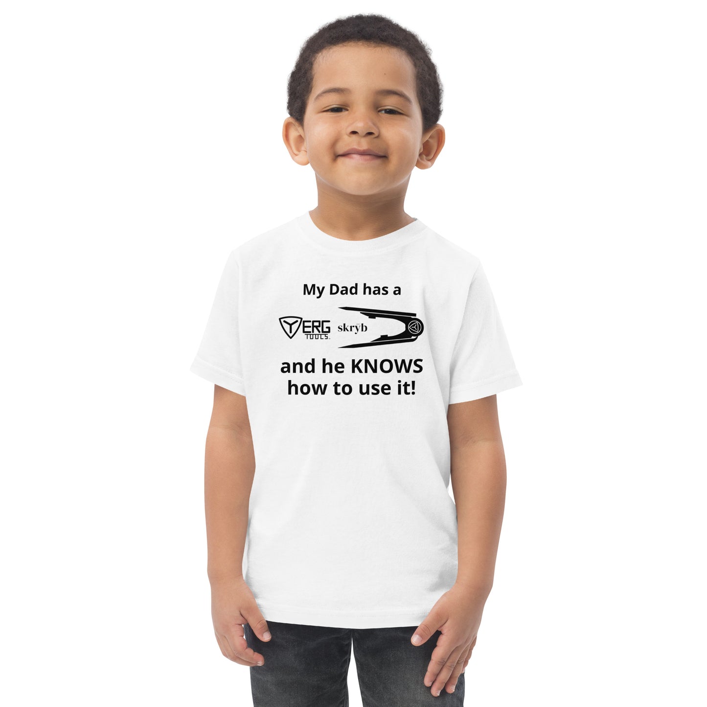 Yerg Tools Skrȳb Brag Toddler t-shirt