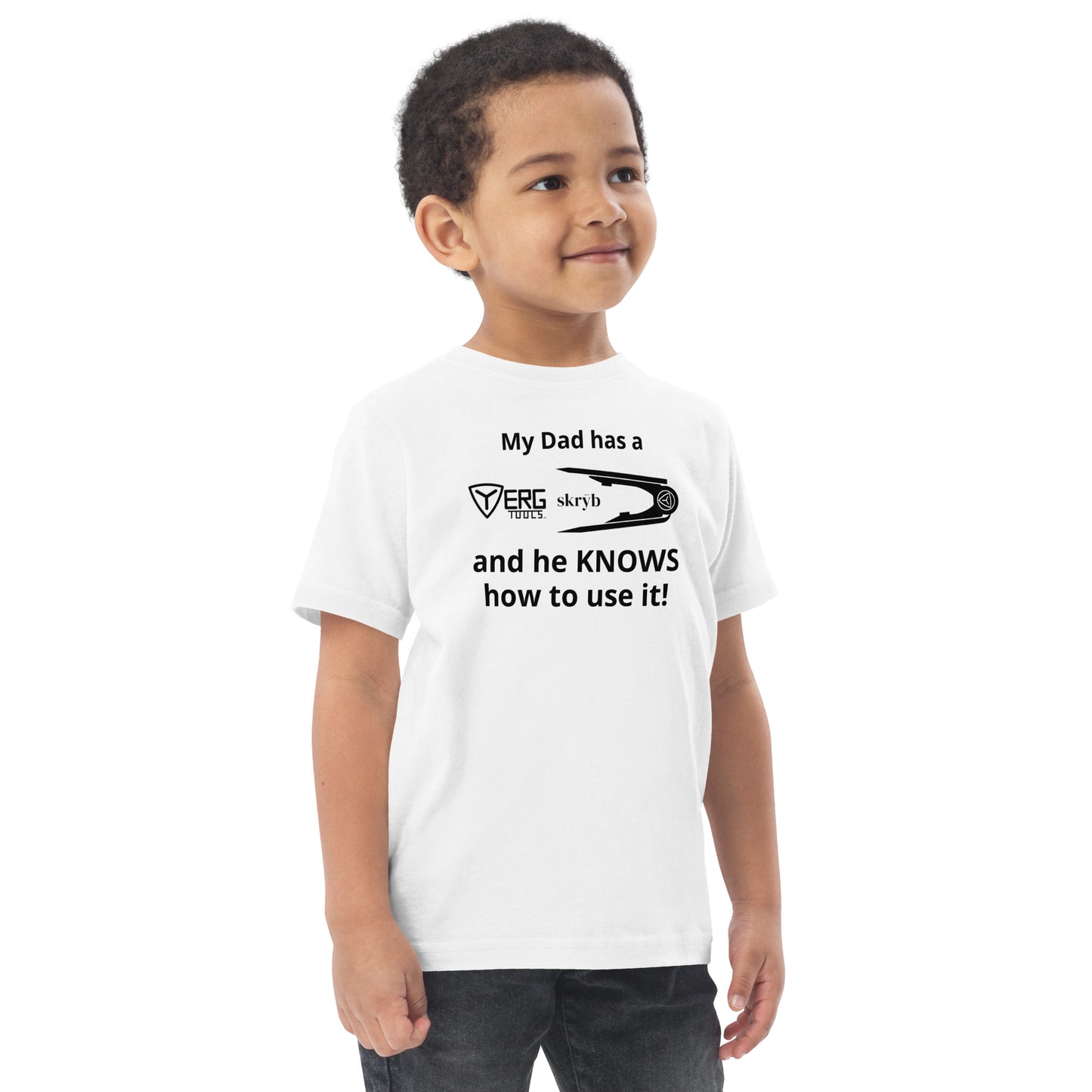 Yerg Tools Skrȳb Brag Toddler t-shirt