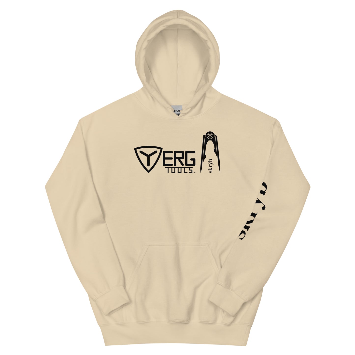 Yerg Tools Logo Skrȳb Unisex Hoodie